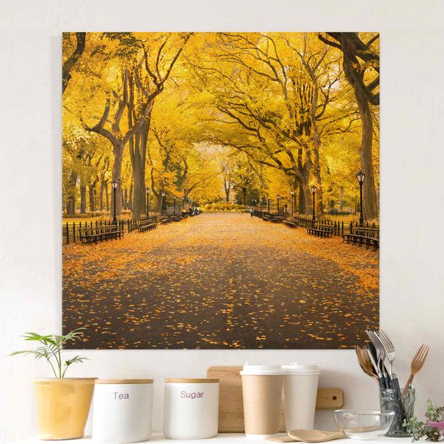 New York Leinwand Herbst im Central Park