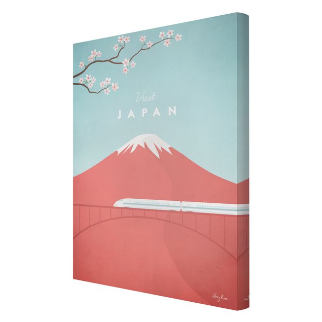 Leinwandbilder Reiseposter - Japan