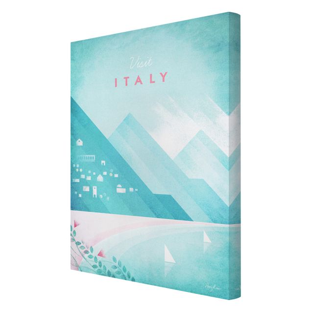 schöne Leinwandbilder Reiseposter - Italien