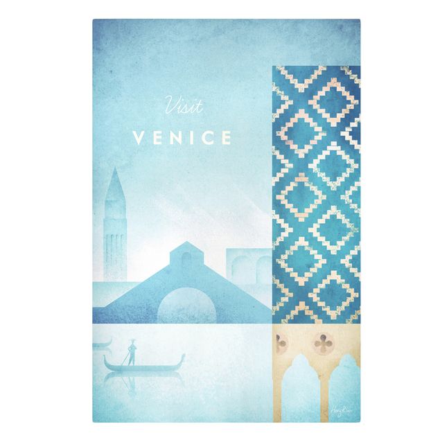 Leinwandbilder Reiseposter - Venedig