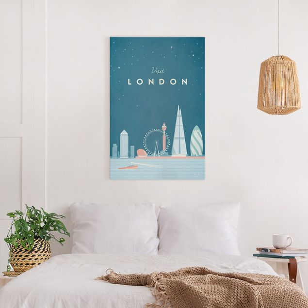 Skyline Leinwandbild Reiseposter - London