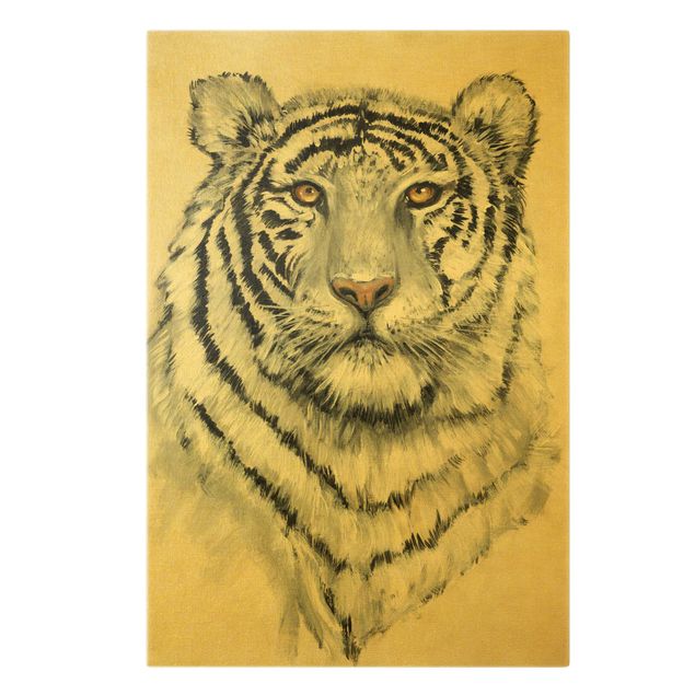 Bilder Portrait Weißer Tiger I