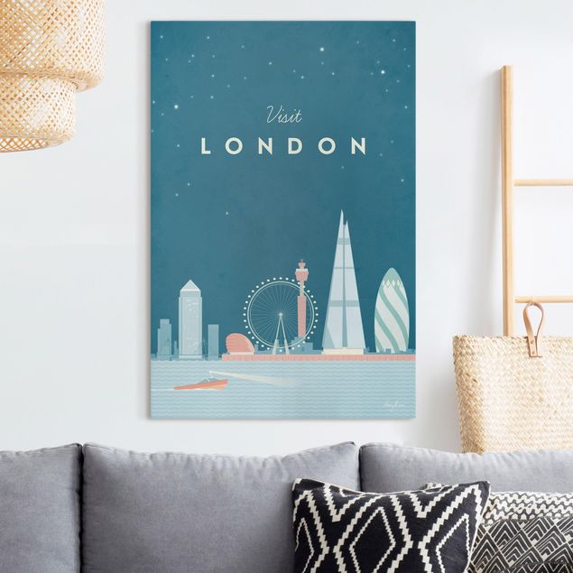 Leinwand London Reiseposter - London