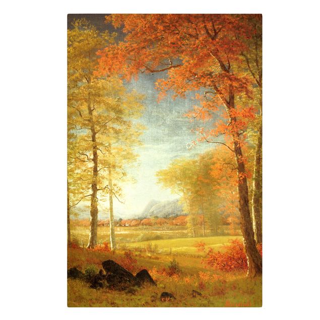 Leinwandbilder Albert Bierstadt - Herbst in Oneida County, New York
