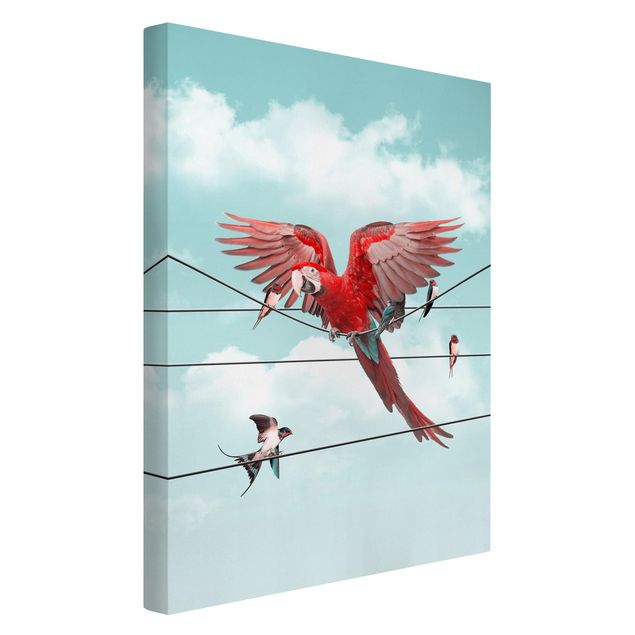 Jonas Loose Prints Himmel mit Vögeln