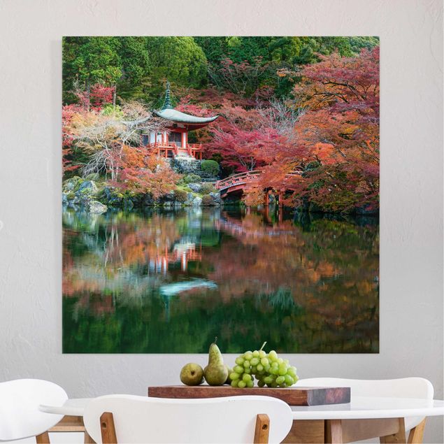 Leinwandbilder Naturmotive Daigo ji Tempel im Herbst