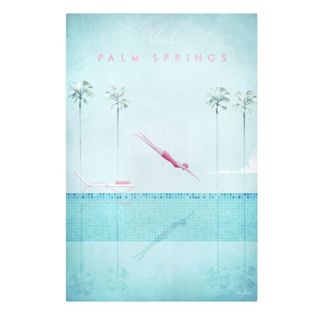 schöne Leinwandbilder Reiseposter - Palm Springs