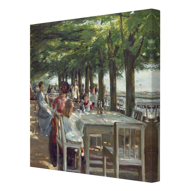 Leinwandbilder kaufen Max Liebermann - Terrasse des Restaurants Jacob