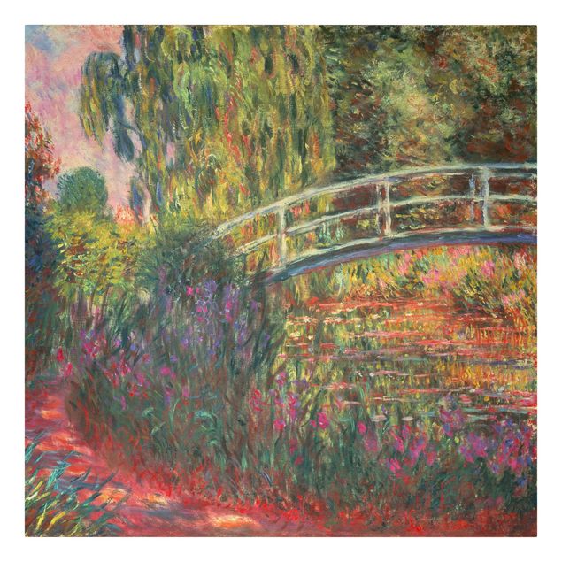 Bilder Claude Monet - Japanische Brücke im Garten von Giverny