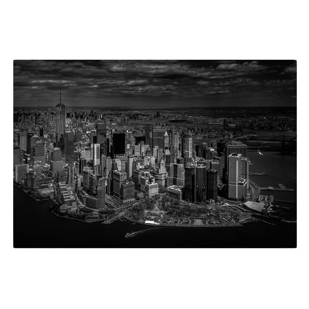 Leinwandbild - New York - Manhattan aus der Luft - Querformat 2:3