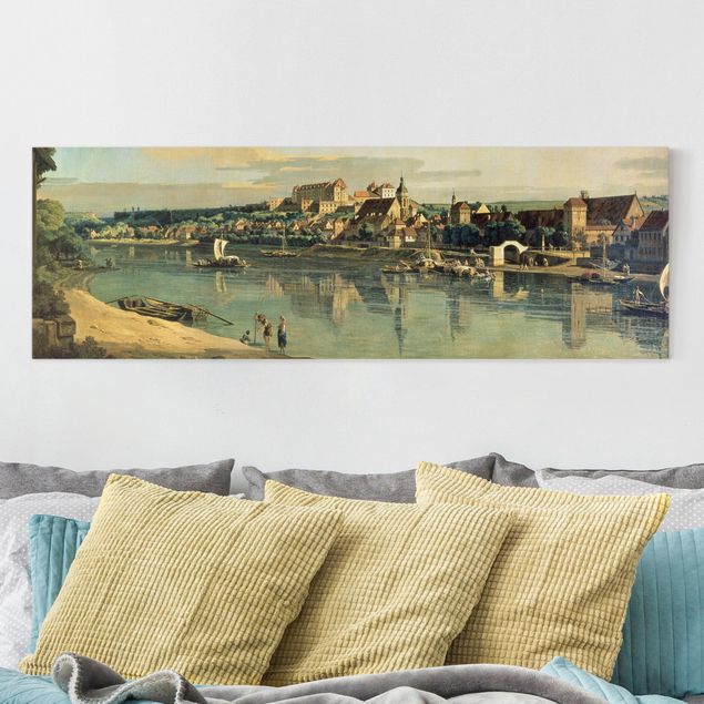 Leinwandbilder Naturmotive Bernardo Bellotto - Blick auf Pirna