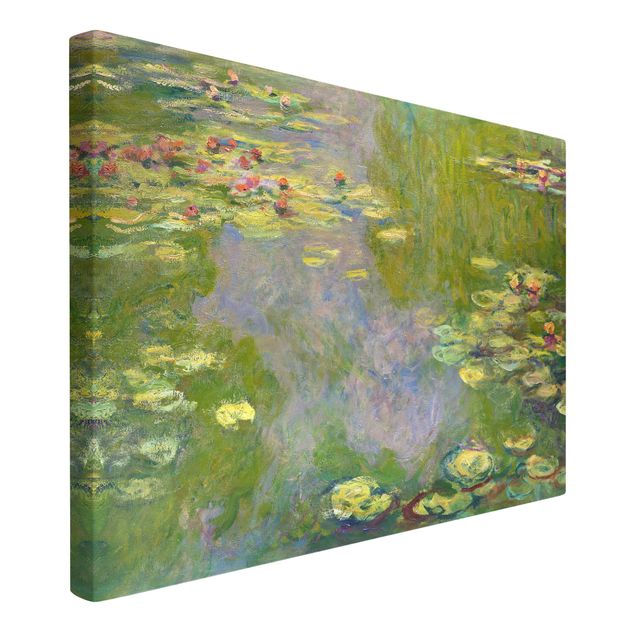 schöne Leinwandbilder Claude Monet - Grüne Seerosen