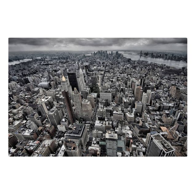 Leinwandbild - Blick über Manhattan - Querformat 2:3