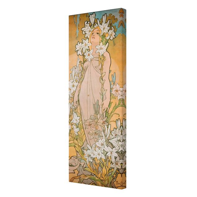 Leinwandbilder kaufen Alfons Mucha - Die Lilie
