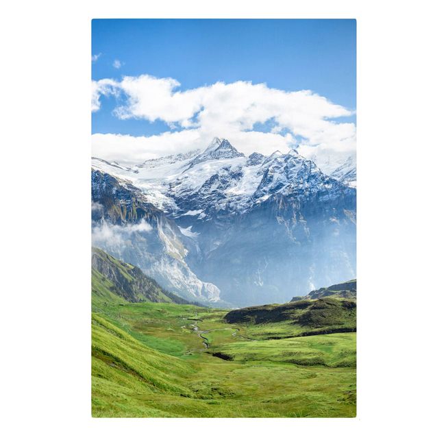 Leinwandbilder kaufen Schweizer Alpenpanorama