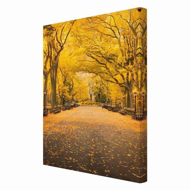 Leinwandbild - Herbst im Central Park - Hochformat 2:3