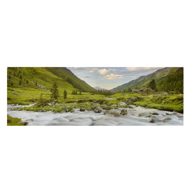 Leinwandbilder kaufen Alpenwiese Tirol
