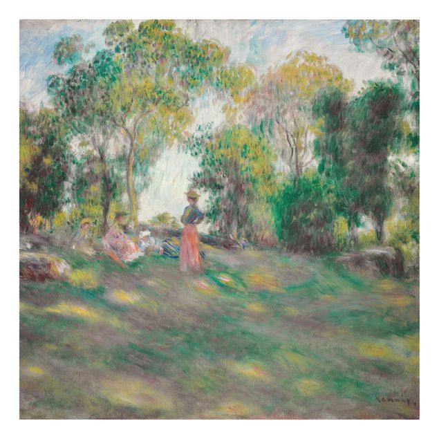 schöne Leinwandbilder Auguste Renoir - Landschaft mit Figuren