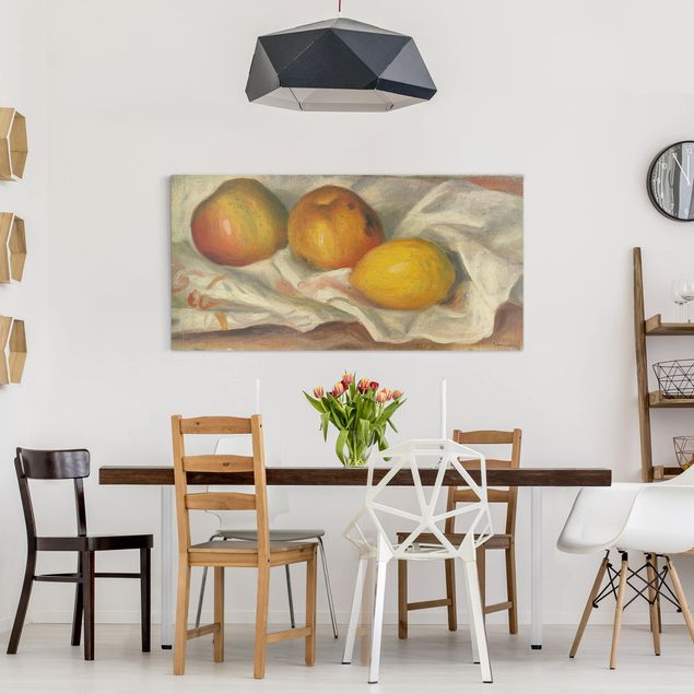 Wandbilder Auguste Renoir - Äpfel und Zitrone