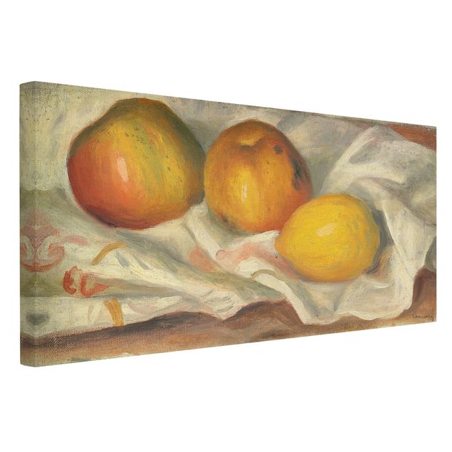 Leinwandbilder kaufen Auguste Renoir - Äpfel und Zitrone