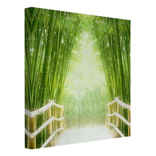 Leinwandbilder Bamboo Way
