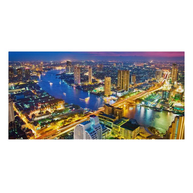 Leinwandbild - Bangkok Skyline - Quer 2:1