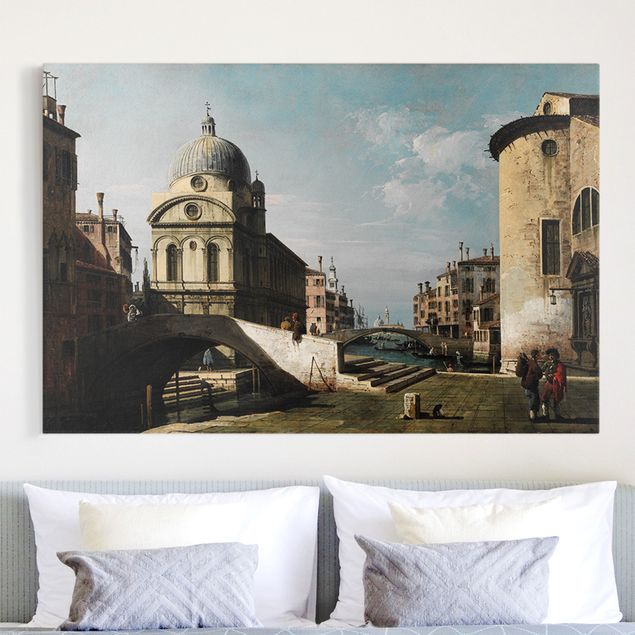 Skyline Leinwandbild Bernardo Bellotto - Venezianisches Capriccio