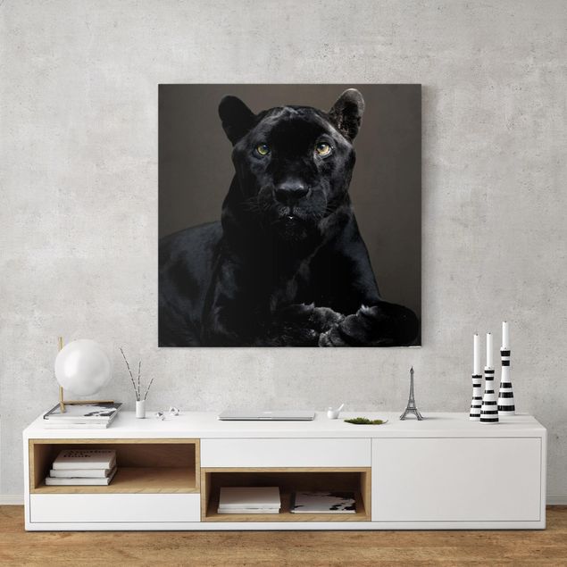 Leinwandbilder Tiere Black Puma