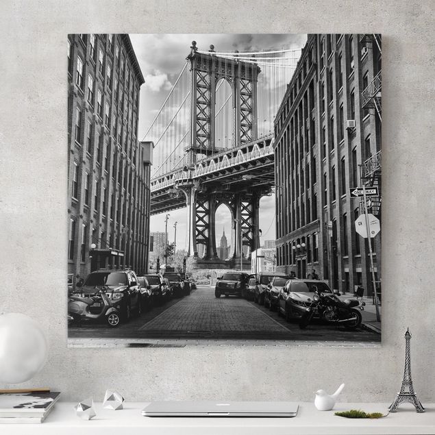 Leinwand New York Manhattan Bridge in America