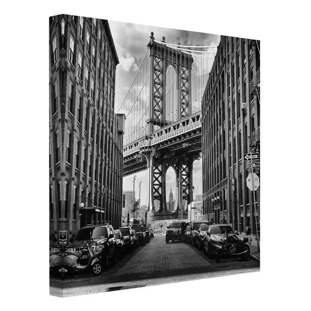 schöne Leinwandbilder Manhattan Bridge in America