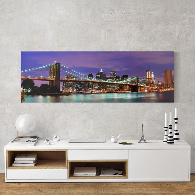 Leinwandbilder Städte Brooklyn Bridge in New York City