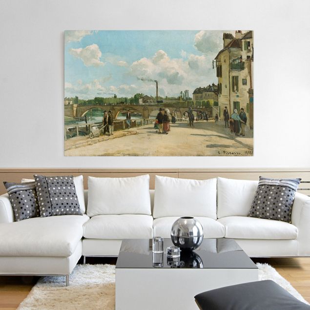 Skyline Leinwandbild Camille Pissarro - Ansicht von Pontoise