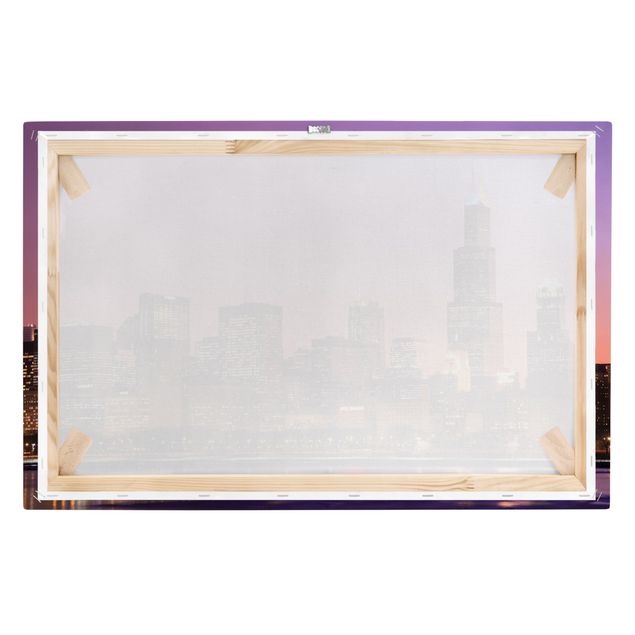 Leinwandbild - Chicago Skyline - Quer 3:2