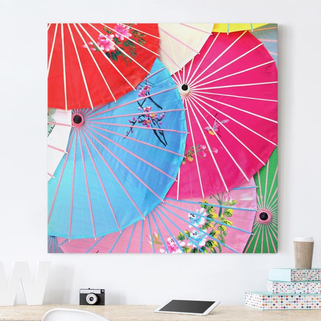 Wandbilder Chinese Parasols