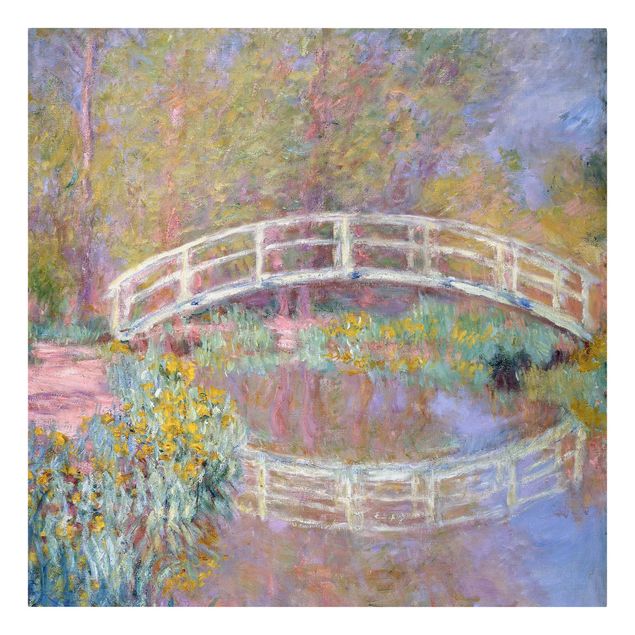 Leinwandbilder Claude Monet - Brücke Monets Garten