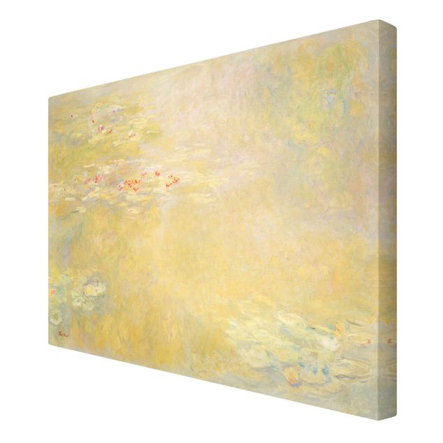 Leinwanddruck Claude Monet - Gemälde Der Seerosenteich - Kunstdruck Quer 3:2 - Impressionismus
