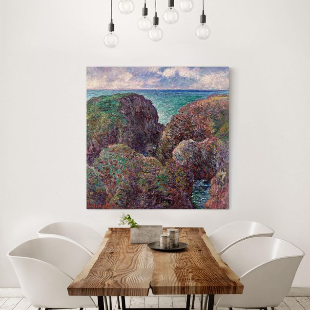 Leinwandbilder Berge Claude Monet - Felsengruppe Port-Goulphar