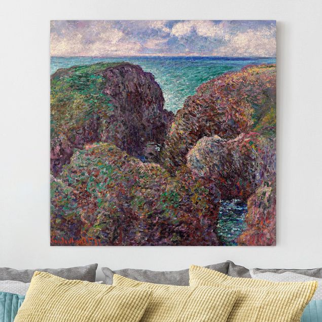 Leinwand Natur Claude Monet - Felsengruppe Port-Goulphar