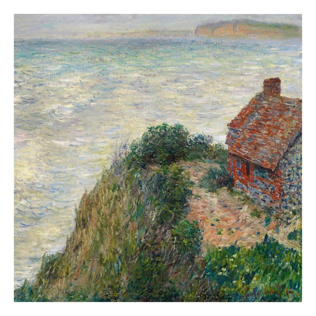 Leinwandbilder kaufen Claude Monet - Fischerhaus Petit Ailly