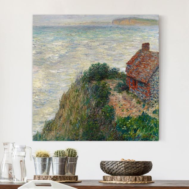 Natur Leinwand Claude Monet - Fischerhaus Petit Ailly