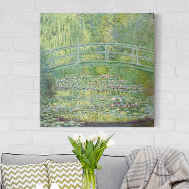 Leinwandbilder Naturmotive Claude Monet - Japanische Brücke