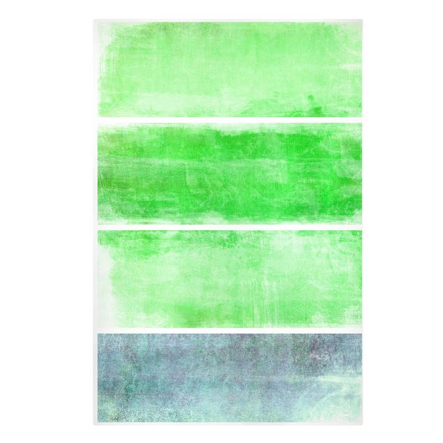 Leinwandbild - Colour Harmony Green - Hoch 2:3