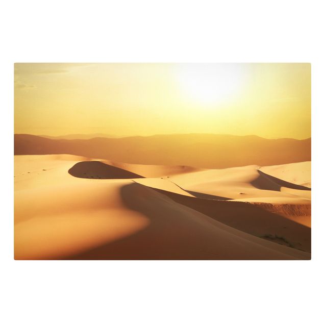 Leinwandbild - Die Wüste Saudi Arabiens - Quer 3:2