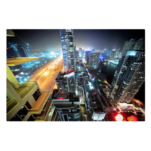 Leinwandbild - Dubai Lights - Quer 3:2