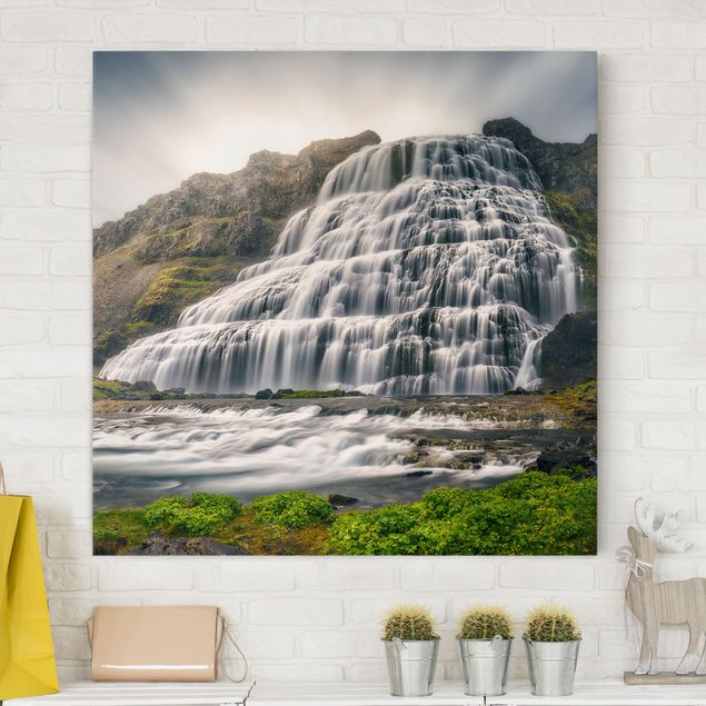 Leinwandbilder Naturmotive Dynjandi Wasserfall