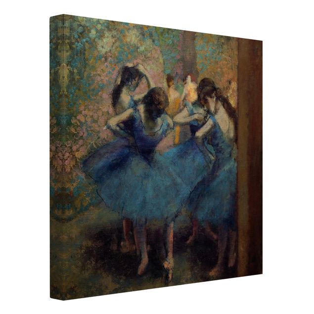 Leinwandbilder Edgar Degas - Blaue Tänzerinnen