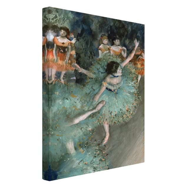 Leinwandbilder kaufen Edgar Degas - Tänzerinnen in Grün