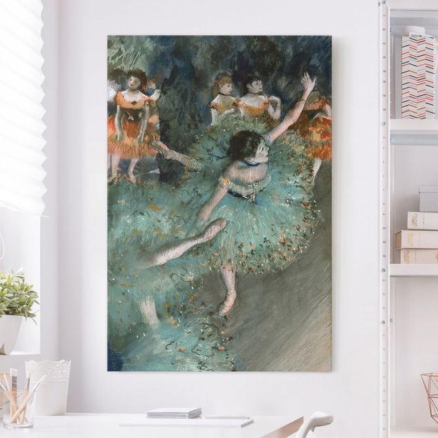 Impressionismus Bilder Edgar Degas - Tänzerinnen in Grün
