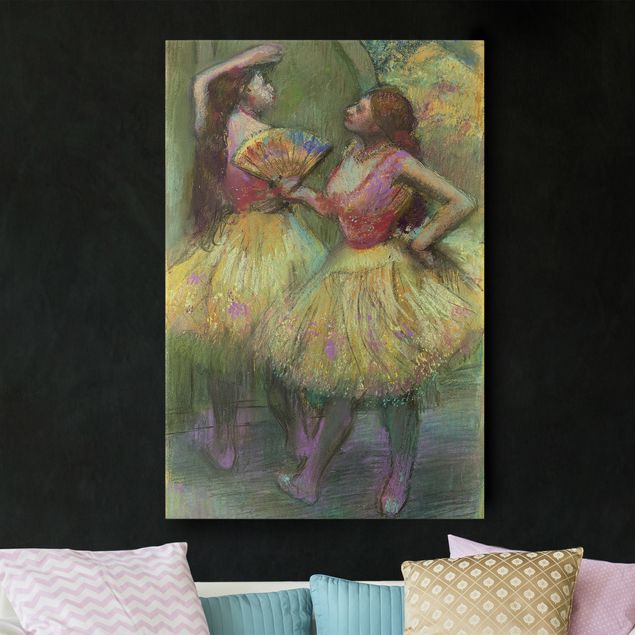 Impressionistische Gemälde Edgar Degas - Zwei Tänzerinnen