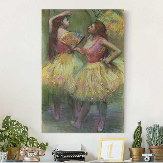 schöne Bilder Edgar Degas - Zwei Tänzerinnen